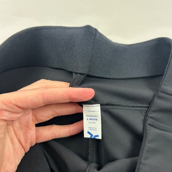 PETITE Old Navy Black Powersoft High Rise Wide Leg Pant LP - Picture 5 of 8